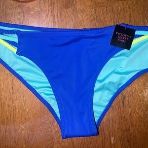 Victoria's Secret Blue and Aqua Bikini Bottom